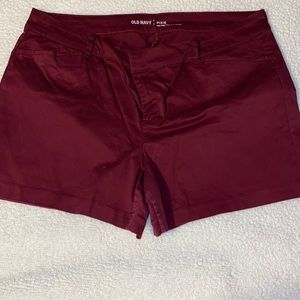 Old Navy Pixie Shorts (Maroon)